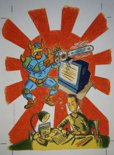 Dupuy-Berbérian | Dupuy-Berbérian - Dessin original couleur | Catawiki