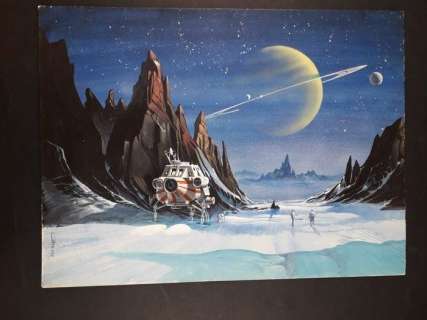 Luigi Corteggi | Luigi Corteggi - llustrazione originale "Esplorazione dello Spazio" - Page volante | Catawiki