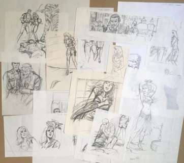 Charles, Jean-François | Charles, Jean-François - 17x Crayonné original + Case originale - Fox - (années 1990) | Catawiki