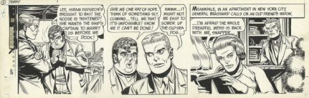 George Wunder | Terry & the Pirates, Strip du 18 Juin 1971 | Galerie 9ème Art