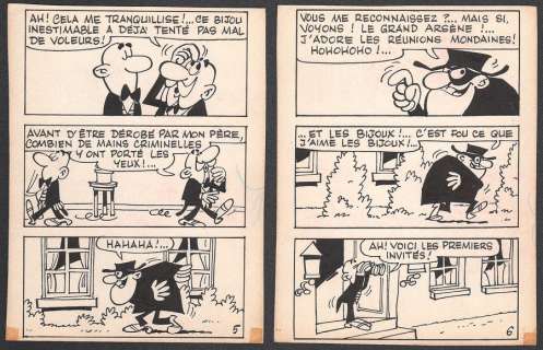 Deliège | Félix et le cabochon, ensemble de 2 planches n°5… | Millon