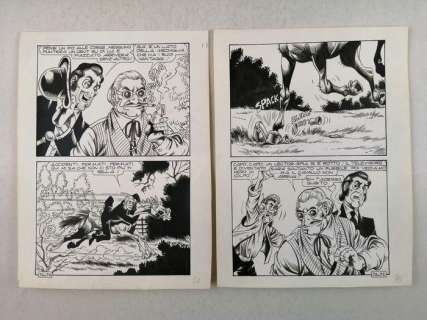 Paolo Piffarerio, Luigi Corteggi, Bunker | Alan Ford n. 76 - P. Piffarerio - tavola originale "Mi Ricordo Cheâ€¦" - Page volante - (1975) | Catawiki