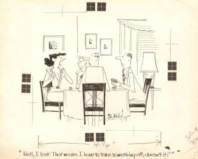 Dick Cavalli - Strip Poker Gag - 1953