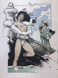 Michetz, Marc | Michetz, Marc - Dessin original couleur -Â En attendant Kogaratsu - (2020) | Catawiki