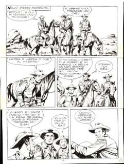 Guglielmo Letteri | Tex n. 134 - Letteri - 3x Tavole Originali "Condor pass" - Page volante - Exemplaire unique - (1971) | Catawiki