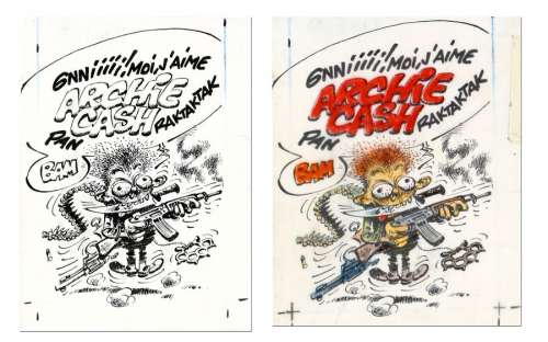 Franquin | Illustration Ã  l’encre de Chine publiée en c… | Millon