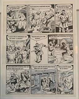 Vandersteen, Willy / Verschuere, Karel | De Rode Ridder 4 - Original page (p.2) - De parel van Bagdad - (1960) | Catawiki