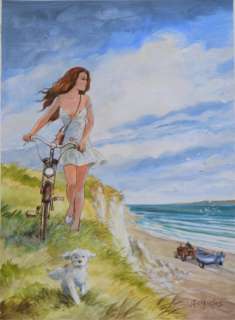 Charles, Jean-François | Charles, Jean-François - Aquarelle et acrylique originale + Carnet du Pinceau d’Or - War & Dreams | Catawiki