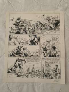 Rouge, Michel | Comanche T12 - Planche originale (p.45) - Le dollar Ã  trois faces - (1992) | Catawiki