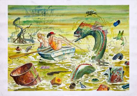 Milo Manara | Le marécage | Artcurial