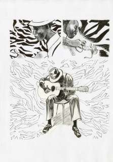 Frantz Duchazeau - Les derniers jours de Robert Johnson – Planche originale 106