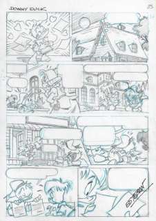 Esteban | Esteban - Original sketchpage - Donald Duck - EO | Catawiki