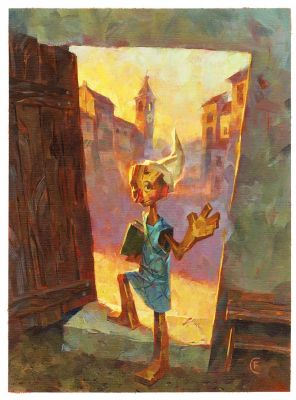 Corli, Francesco | “Le Avventure di Pinocchio – Storia di un Burattino” – illustrazione 11 | Cart Gallery