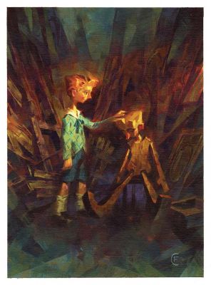 Corli, Francesco | “Le Avventure di Pinocchio – Storia di un Burattino” – illustrazione 48 | Cart Gallery