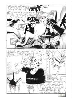 Paolo Piffarerio | Alan Ford n. 143 - 2x P.Piffarerio - Tavole Originali "Il Nuovo Superciuk" - Page volante - Exemplaire unique - (1981) | Catawiki