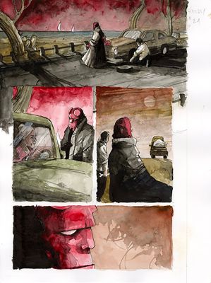 “Hellboy – the Monster of Nivola” – tav.21 | Cart Gallery