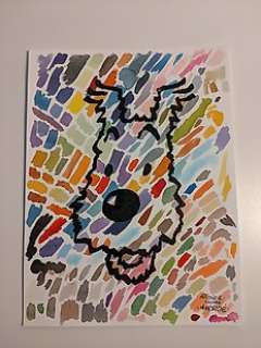 Yves Rodier | Hommage Ã  Hergé - Dessin original de Rodier - Milou | Catawiki