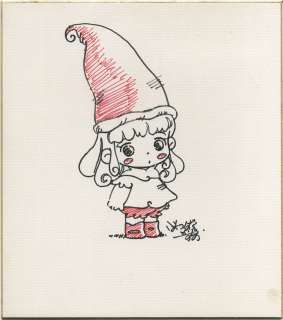 Komatsubara Kazuo Hand drawing shikishi "Little Memole" | Mandarake (Big Web)