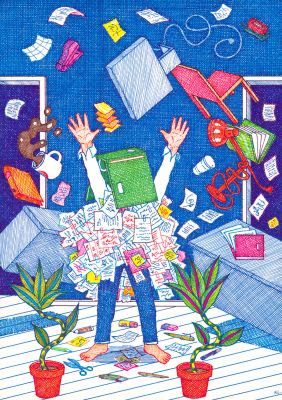 Kevin Lucbert | That’s all Folks, 2022 - Office Shaman | Huberty Breyne Gallery