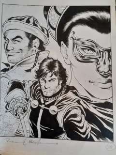 Vincenzo Mercogliano | Dago " la donna dal naso d’ oro " - Illustrazione originale di Vincenzo Mercogliano - Page volante - (2019) | Catawiki