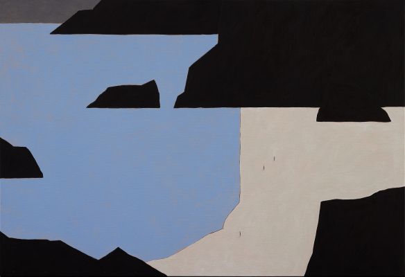 François Avril | 2023 - Rochers Noirs I | Huberty Breyne Gallery