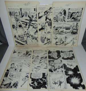Ray Bailey. Original Comic Book Pages.