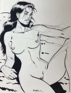 Meynet, Félix | Meynet, Félix - Dessin original - Nu | Catawiki