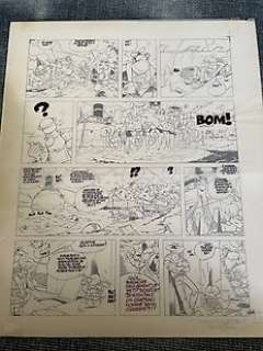 Glaudel, Paul - Glaudel, Paul - Planche originale - Manie Swing - La Colère du Bronongo - (1990)