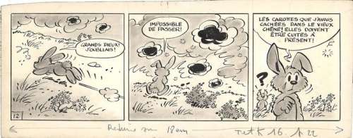 Macherot, Raymond | Macherot, Raymond - Originele gepubliceerde strook - reclame voor de Spaarbank - (1956) | Catawiki