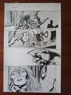 Marco Santucci - Spider-Man - Planche originale (p.19) - Siege Spider-Man #3 - Format: 28 x 44 cm.