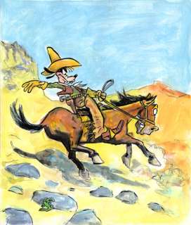 Tony Fernandez, Disney Artist | Cowboy Goofy! - Original Painting - Tony Fernandez Signed - Acrylic Artwork | Catawiki