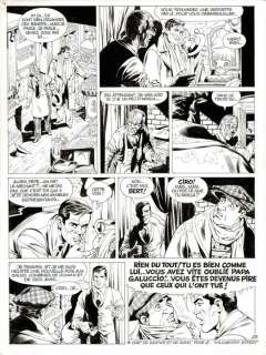 Mitton, Jean-Yves | Mitton, Jean-Yves - Originele pagina - Bloed en Stilte 4 - Siciliaanse vespers - (1990) | Catawiki