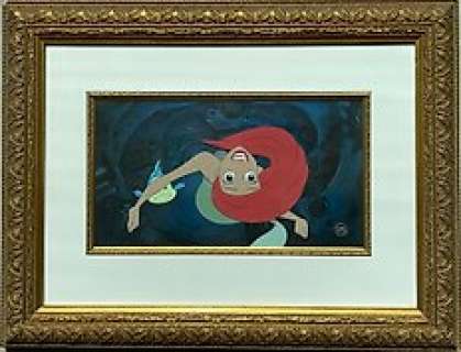 Disney | Disney Feature Animation - Original Production Cel - 2-cel Setup - "Part of That World" - The Little Mermaid - (1989) | Catawiki