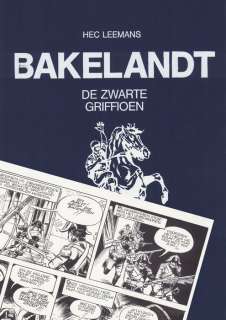 Leemans, Hec | Leemans, Hec - Originele pagina (in 2 delen) + Album (oplage: 44 ex.) - Bakelandt - De zwarte griffioen (1983) | Catawiki