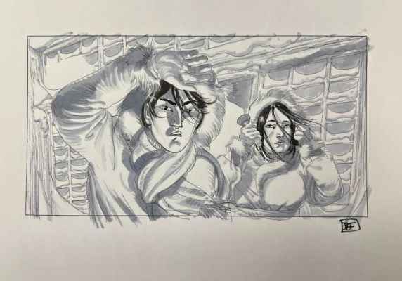 ORIGINAL POUR "NEIGE DE SANG" PAR JEF - P. 48 | Pulp’s