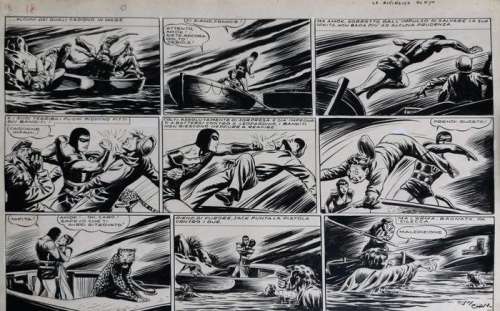 Tony Chan | Amok - Tavola originale di Tony Chan per Amok " La rivincita di Kyo" pag.12 - Page volante - EO - (1977) | Catawiki