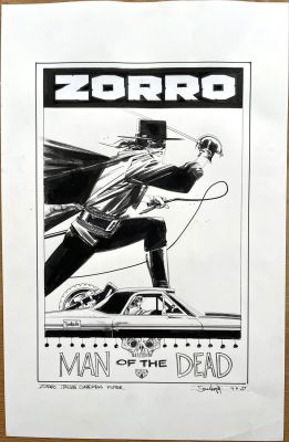 Sean Gordon Murphy | Zorro Cover (very first) – Kickstarter Variant | Thornbush Art