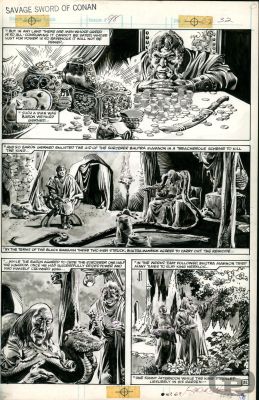 John Buscema | Savage Sword of Conan, Issue 98, Page 32 - Original Artwork by John Buscema | Pulp’s Art
