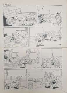 Walt Disney | José Maria Millet Lopez - Tavola originale - D7986 - Donald Duck Thicker than Water - (1985) | Catawiki