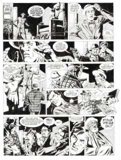 Mitton, Jean-Yves | Original page (p.40)  - De silence et de sang 5  - Les 7 piliers du chaos  - (1991) | Catawiki