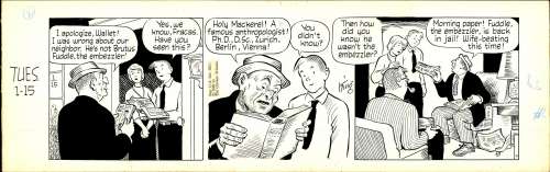 Frank King | King – GASOLINE ALLEY, Daily (01/15/1963) | Russ Cochran