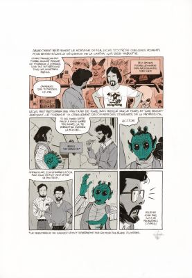 Renaud Roche | Les Guerres de Lucas – Planche originale inédite – R04 | Galerie Barbier