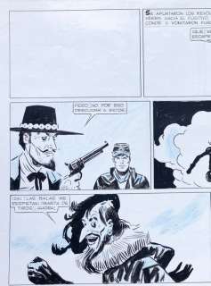 Hugo Pratt | Sgt Kirk - Sgt. Kirk Strip Hora Cero April 8 1959 Hugo Pratt - Page volante - Exemplaire unique - (1959) | Catawiki