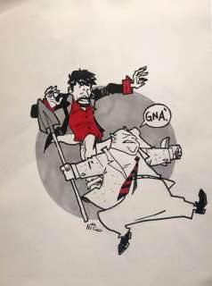 Nicola Rubin | Nicola Rubin - Illustrazione originale - "Dylan Dog" - (2019) | Catawiki