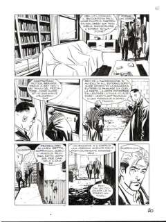 Roberto de Angelis | Nathan Never n. 211 - Roberto De Angelis 3x Tavola Originale "Il mostro nell’ombra" - Page volante - Exemplaire unique - (2008) | Catawiki