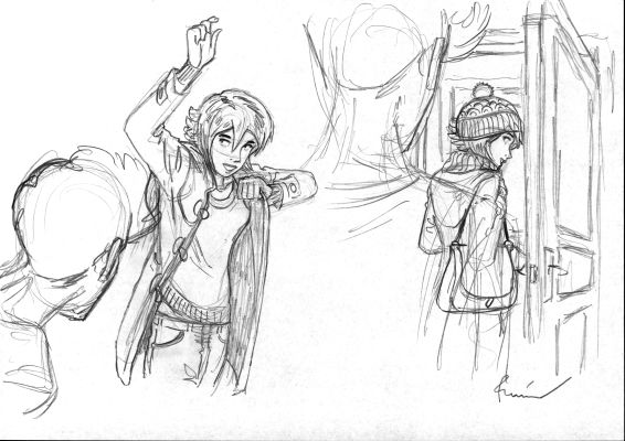 DESSIN ORIGINAL POUR PRESQUE MAINTENANT PAR CYRIL BONIN - ILLUSTRATION N°2 | Pulp’s