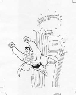 Loston Wallace - superman connect-the-dots