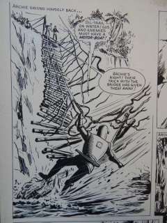 Kearon, Ted | Kearon, Ted - Originele pagina - Archie, de man van Staal - Robot Archie in The Crystal Leopard - (1967) | Catawiki