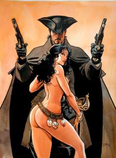 Marini - ScorpionÂ : illustration originale Â« Scorpion et Méjaï / Exlibris KhaniÂ Â»