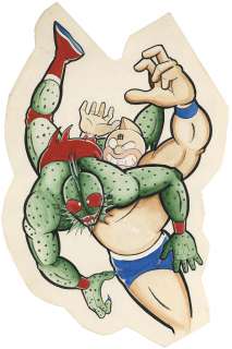 Yudetamago Hand drawing color illustration "Kinnikuman"